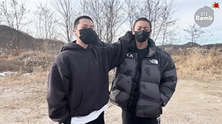 ویدیو بدرقه BTS به سربازی ( نامجون، تهیونگ، جونگکوک و جیمین) همراه زیرنویس فارسی چسبیده♡♡ کپ.