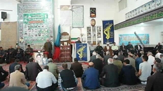 گوشه ای از سومین یادواره شهدای میاب و میزاب