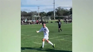 گل قیچی برگردان پسر مسی که حسابی وایرال شد