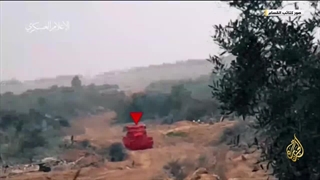 14021007: درگیری رزمندگان القسام با زرهپوش ها و سربازان اشغالگر در غزه