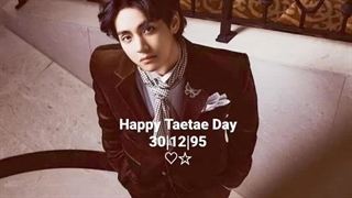 Happy birthday taehyung kim