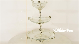 ظرف شیرینی و شکلات خوری پارس لوستر فراهانی