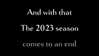And with that the 2023 season comes to an end:)✨️