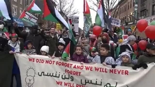 زمینه سازان ظهور - همبستگی کودکان آمریکایی با کودکان غزه