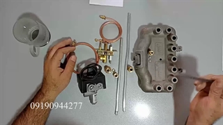 آموزش نصب قطعات شومینه گازی