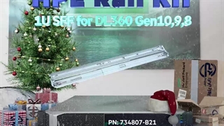 ریل کیت سرور اچ پی HPE Rail Kit 1U SFF for DL360 Retail Pack 734807-B21