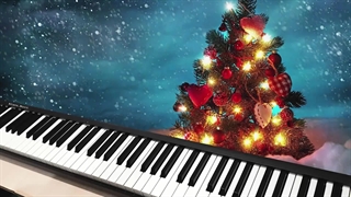پیانو نوازی | آهنگ کریسمس