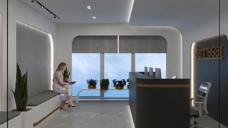 طراحی داخلی فضای آزمایشگاهی در شیراز