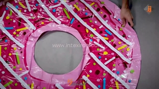 خرید حلقه شنا بادی دونات صورتی