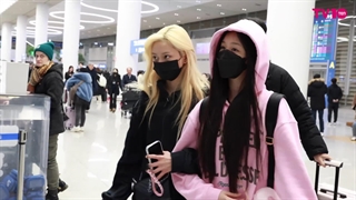 )چوکیتا و پریتا بیبی مانستر در فرودگاه اینچئون