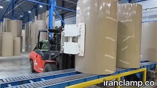 رولگیر لیفتراک paper roll clamp