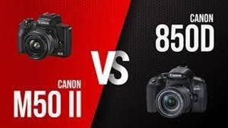 مقایسه دوربین های کانن 850D VS M50 II