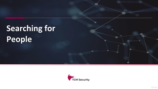 020 Searching for People