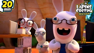 کارتون کوتاه و بامزه | خرگوش های دیوانه