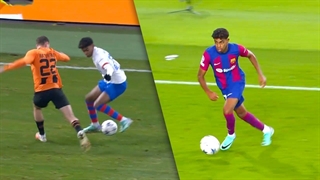 تمام دریبل های لامیانه یامال در 16 سالگی