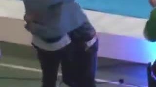 مومنت کیوت تمین و مینهو عضو شاینی در برنامه let's go dream team