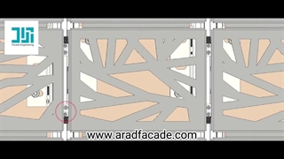 مراحل نصب نمای پانچ متال - شرکت نمای آراد
