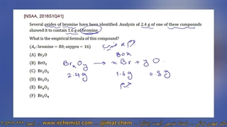 دوره IMAT ایتالیا - حل تکنیکی استوکیومتری سوال 41 آزمون NSAA 2016 کمبریج
