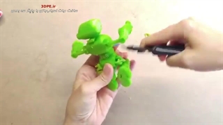 چاپ سه بعدی ربات اسباب‌بازی و اکشن‌فیگور