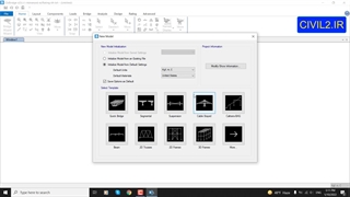 آموزش نرم افزار csi bridge پروژه محور (طراحی پل کابلی)