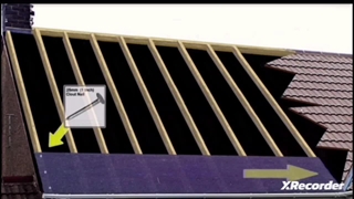 آموزش نصب سفال سقف شیبدار