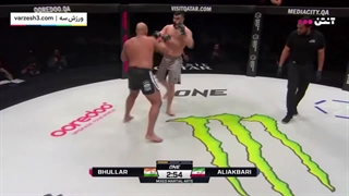 مبارزه کامل امیر علی اکبری و آرجان بولار