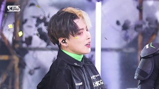 فن کم هونگ جونگ (Ateez) با آهنگ Guerrilla در Inkigayo (درخواستی)