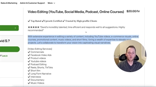 اصلاح پروفایل ادیتور ویدیو در Upwork (استراتژی‌های کلیدی بهینه‌سازی)