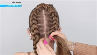 آموزش تمامی مدل های بافت مو دخترانه