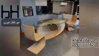 میز ناهار خوری  پارامتریک طراحی شده با هوش مصنوعی