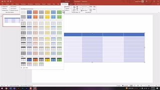 آموزش ترسیم جدول در پاورپوینت