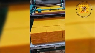 آموزش تبدیل موم ذوب‌شده به برگ موم استاندارد