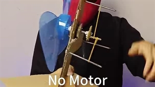 ساخت پنکه دستی بدون منبع انرژیMotorless Permanent Fan？